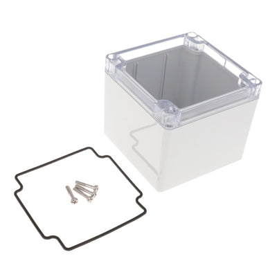 1554LA2GYCL by Hammond Manufacturing - BOX PLAS GRAY 4.134""L X 4.134""W