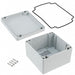 1554P2GY by Hammond Manufacturing - BOX PLAS GRAY 4.724""L X 4.724""W