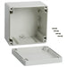 1554PGY by Hammond Manufacturing - BOX ABS GRAY 4.724""L X 4.724""W