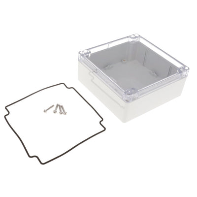 1554Q2GYCL by Hammond Manufacturing - BOX PLAS GRAY 5.512""L X 5.512""W