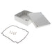 1554Q2GY by Hammond Manufacturing - BOX PLAS GRAY 5.512""L X 5.512""W