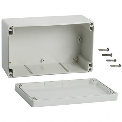1554UGY by Hammond Manufacturing - BOX ABS GRAY 7.874""L X 4.724""W