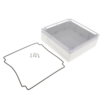1554W2GYCL by Hammond Manufacturing - BOX PLAS GRAY 7.087""L X 7.087""W
