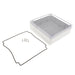 1554W2GYCL by Hammond Manufacturing - BOX PLAS GRAY 7.087""L X 7.087""W