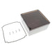 1554WA2GYSL by Hammond Manufacturing - BOX PLAS GRY/SM 7.087""LX7.087""W