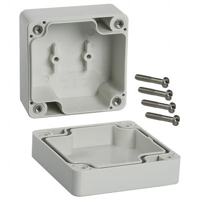 1555BGY by Hammond Manufacturing - BOX ABS GRAY 2.559""L X 2.559""W