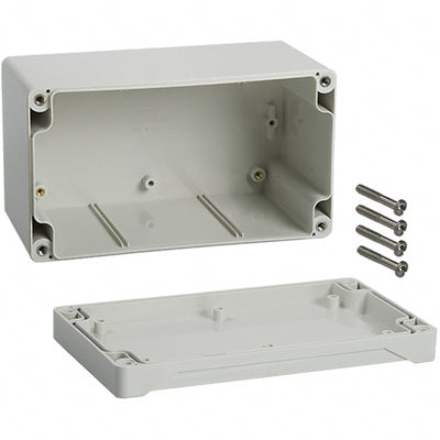 1555KGY by Hammond Manufacturing - BOX ABS GRAY 6.299""L X 3.543""W