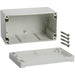 1555KGY by Hammond Manufacturing - BOX ABS GRAY 6.299""L X 3.543""W