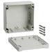 1555NGY by Hammond Manufacturing - BOX ABS GRAY 4.724""L X 4.724""W