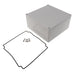 1555QAGY by Hammond Manufacturing - BOX ABS GRAY 5.512""L X 5.512""W