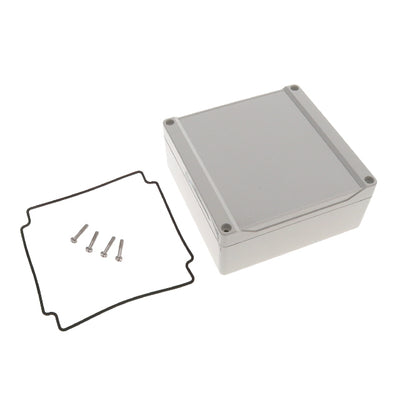 1555QGY by Hammond Manufacturing - BOX ABS GRAY 5.512""L X 5.512""W