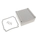 1555QGY by Hammond Manufacturing - BOX ABS GRAY 5.512""L X 5.512""W
