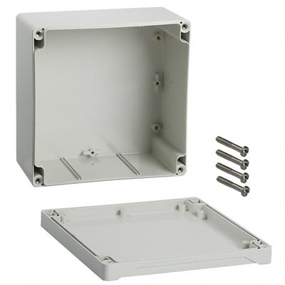 1555SGY by Hammond Manufacturing - BOX ABS GRAY 6.299""L X 6.299""W