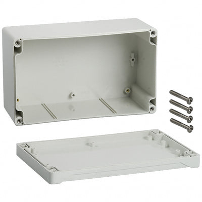 1555UGY by Hammond Manufacturing - BOX ABS GRAY 7.874""L X 4.724""W