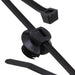 156-00091 by HellermannTyton - CABLE TIE LOCKING BLACK 50LBS 8