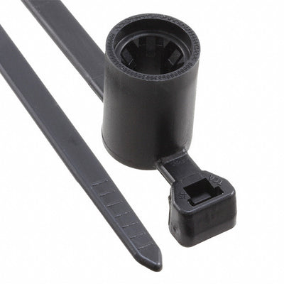 157-00380 by HellermannTyton - CABLE TIE LOCKING BLACK 45LBS 6.3