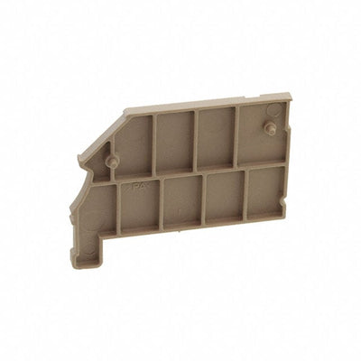 1577320000 by Weidmuller - CONNECTOR TERM BLK END PLATE RAIL BG