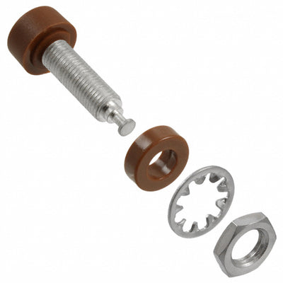 1581-1 by Pomona Electronics - CONNECTOR BANANA JACK TURRET BROWN
