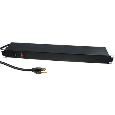 1583H6B1BK by Hammond Manufacturing - POWER STRIP 6 OUTLET BLACK