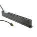 1583T8B1BK by Hammond Manufacturing - POWR STRP 19""15A 8OUT 15'CRD BLK