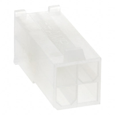 1586000-4 by TE Connectivity AMP Connectors - CONNECTOR PLUG HSG 4POS 4.20MM