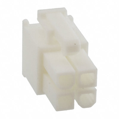 1586019-4 by TE Connectivity AMP Connectors - CONNECTOR RECPT HSG 4POS 4.20MM