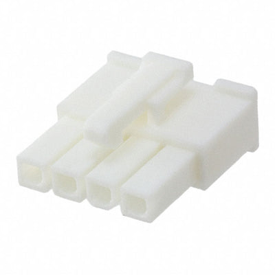 1586027-4 by TE Connectivity AMP Connectors - CONNECTOR RECPT HSG 4POS 4.20MM