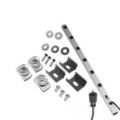 1589H36F1 by Hammond Manufacturing - POWER STRIP 36"" 20A 6OUT 6'CR