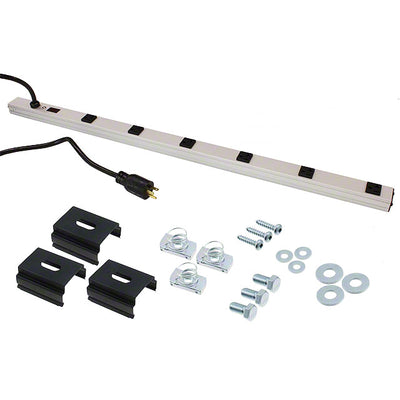 1589T36F1 by Hammond Manufacturing - POWER STRIP 36"" 20A 6OUT 6'CR