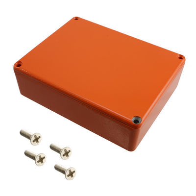 1590BBOR by Hammond Manufacturing - BOX ALUM ORANGE 4.71""L X 3.7""W