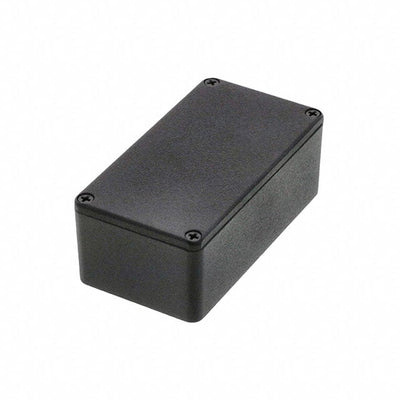 1590BSBK by Hammond Manufacturing - BOX ALUM BLACK 4.409""L X 2.382""W