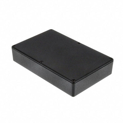1590DDBK by Hammond Manufacturing - BOX ALUM BLACK 7.402""L X 4.724""W