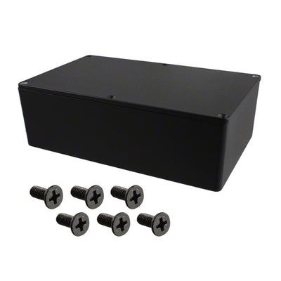 1590DEBK by Hammond Manufacturing - BOX ALUM BLACK 7.882""L X 4.732""W