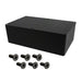 1590DEBK by Hammond Manufacturing - BOX ALUM BLACK 7.882""L X 4.732""W