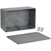 1590E by Hammond Manufacturing - BOX ALUM UNPTD 7.402""L X 4.724""W