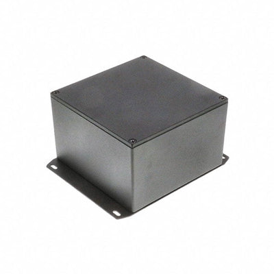 1590KFBK by Hammond Manufacturing - BOX ALUM BLACK 4.921""L X 4.921""W