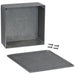 1590KK by Hammond Manufacturing - BOX ALUM UNPTD 4.902""L X 4.902""W