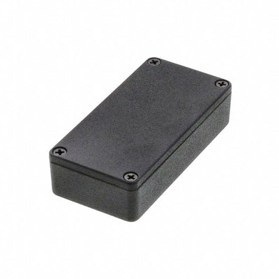 1590LBK by Hammond Manufacturing - BOX ALUM BLACK 3.976""L X 1.969""W