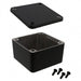 1590MMBK by Hammond Manufacturing - BOX ALUM BLACK 1.970""L X 1.970""W