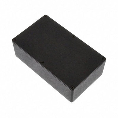 1590R1BK by Hammond Manufacturing - BOX ALUM BLACK 7.559""L X 4.380""W