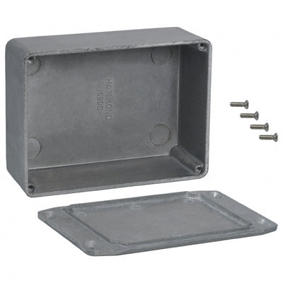 1590SFL by Hammond Manufacturing - BOX ALUM UNPTD 4.335""L X 3.232""W