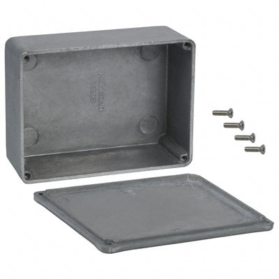 1590S by Hammond Manufacturing - BOX ALUM UNPTD 4.335""L X 3.232""W