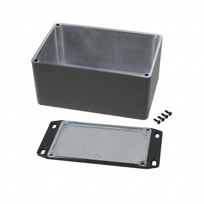 1590TFLBK by Hammond Manufacturing - BOX ALUM BLACK 4.744""L X 3.150""W