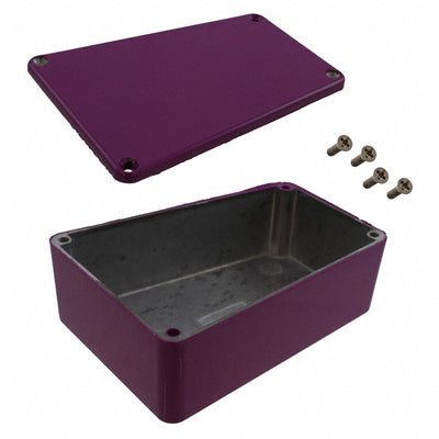 1590TRPBPR by Hammond Manufacturing - BOX ALUM PURP 4.409""L X 3.109""W