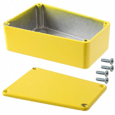 1590TRPBYL by Hammond Manufacturing - BOX ALUM YELLOW 4.41""L X 3.11""W