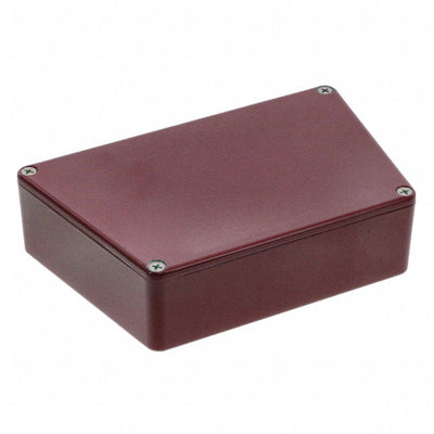 1590TRPCRD by Hammond Manufacturing - BOX ALUM RED 5.95""L X 3.74""W