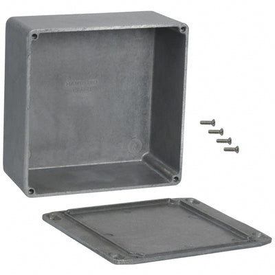 1590UFL by Hammond Manufacturing - BOX ALUM UNPTD 4.724""L X 4.724""W