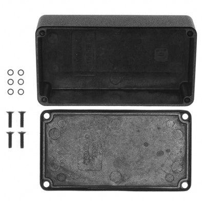 1590WBBK by Hammond Manufacturing - BOX ALUM BLACK 4.409""L X 2.382""W