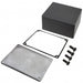 1590WCEBK by Hammond Manufacturing - BOX ALUM BLACK 4.740""L X 3.543""W