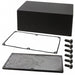 1590WEEBK by Hammond Manufacturing - BOX ALUM BLACK 7.882""L X 4.732""W